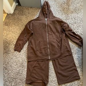 Brown Fleece Plus Size Jumpsuit! 🤎🧸🤎